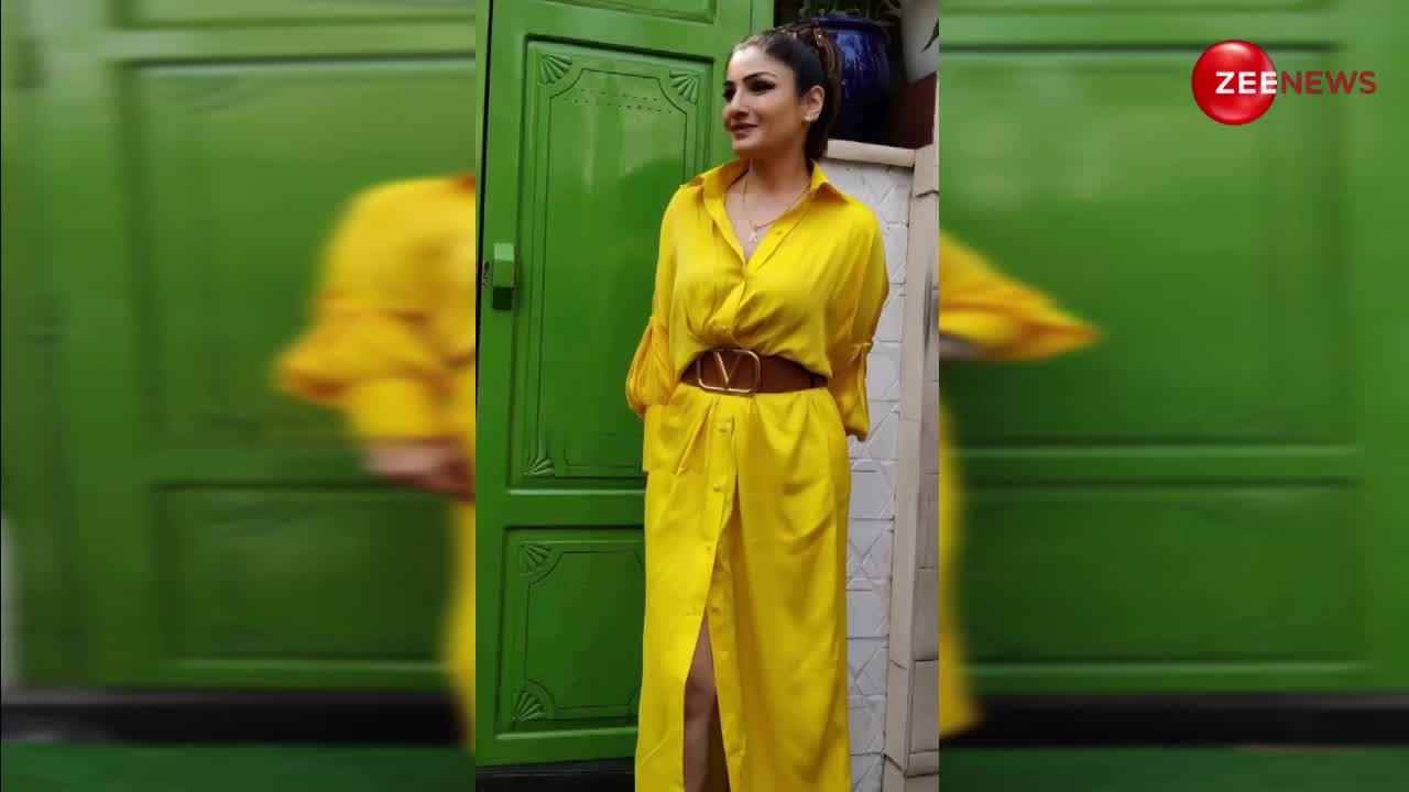 स्लिट कट ड्रेस में Raveena Tandon को देख फैंस को लगा करंट, फैशन सेंस से इंटरनेट पर मचाया गदर