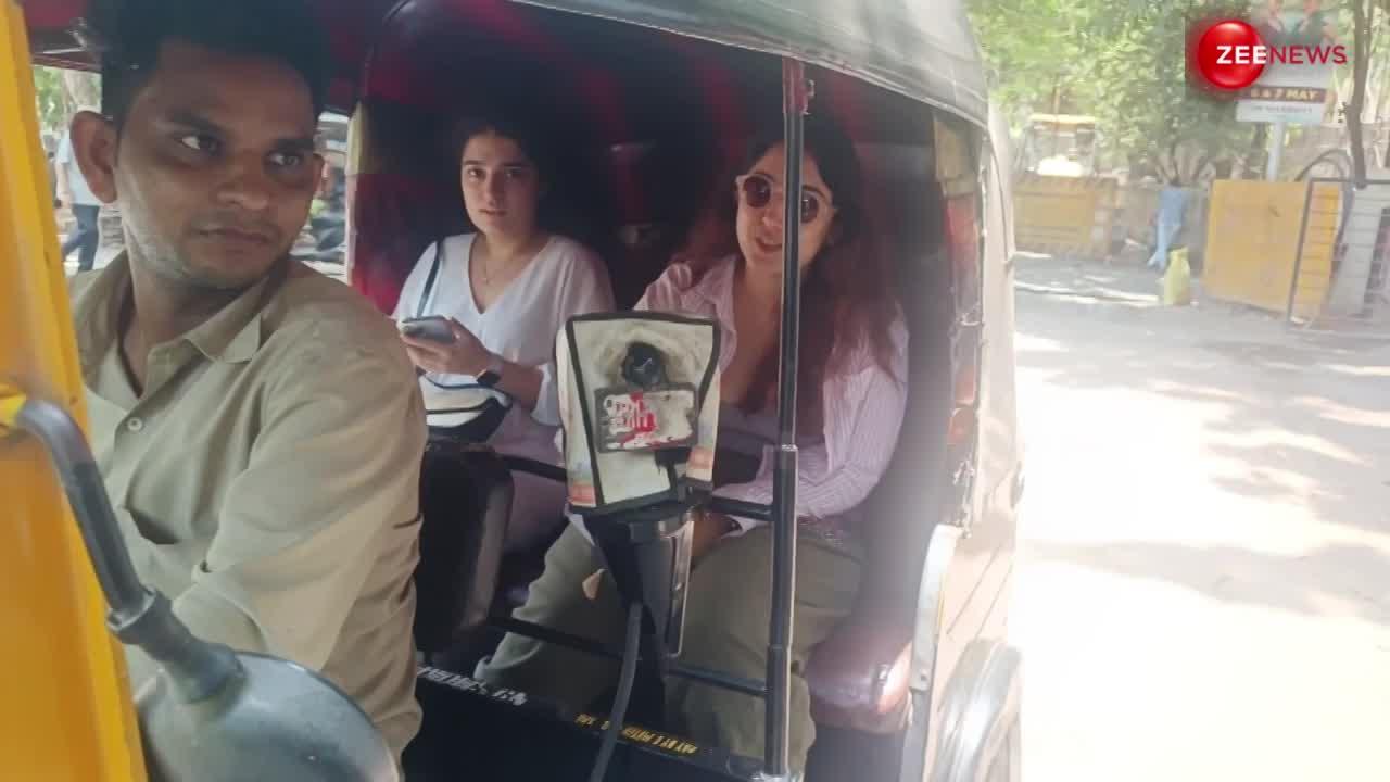 इतना डीपनेक टॉप पहन ऑटोरिक्शा लेकर निकलीं आमिर खान की बेटी Ira Khan, इस जगह पर अटकी रही लोगों की नजर
