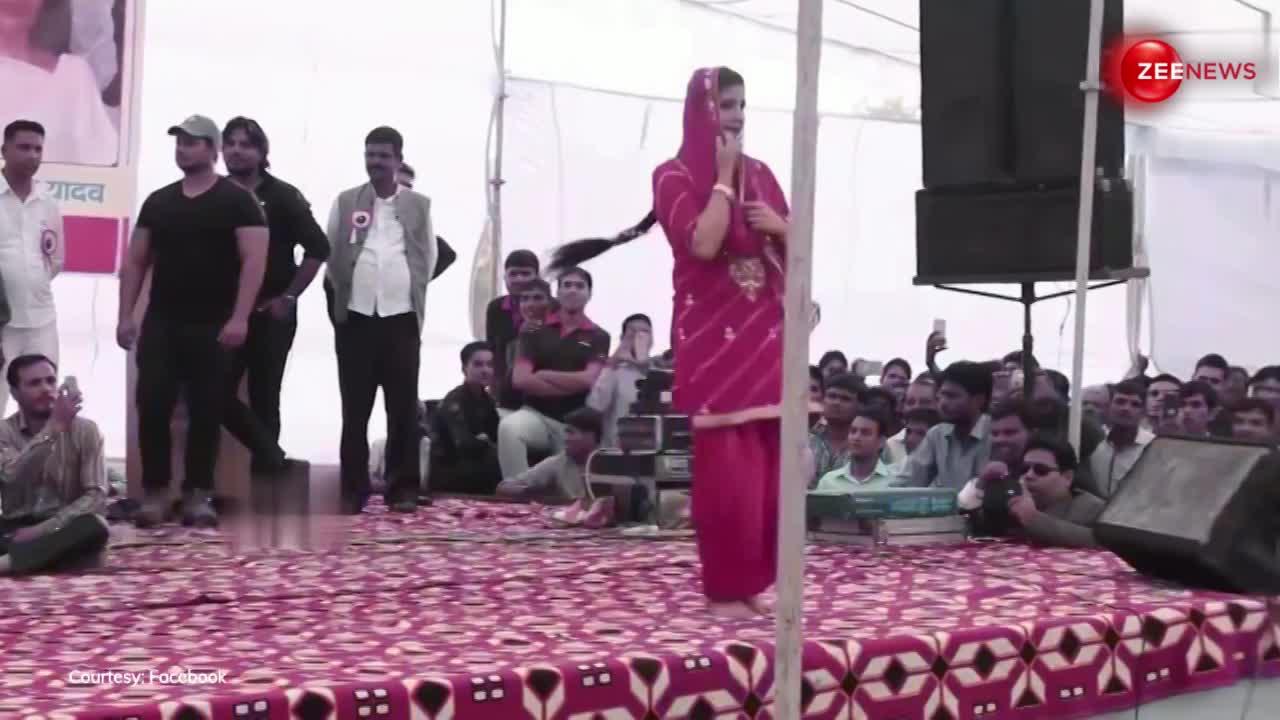 'ठाडा भरतार' पर Sapna Choudhary का गर्दा डांस, क्या ताऊ और क्या नौजवान; ठुमके देख नाचने लगी हजारों की भीड़