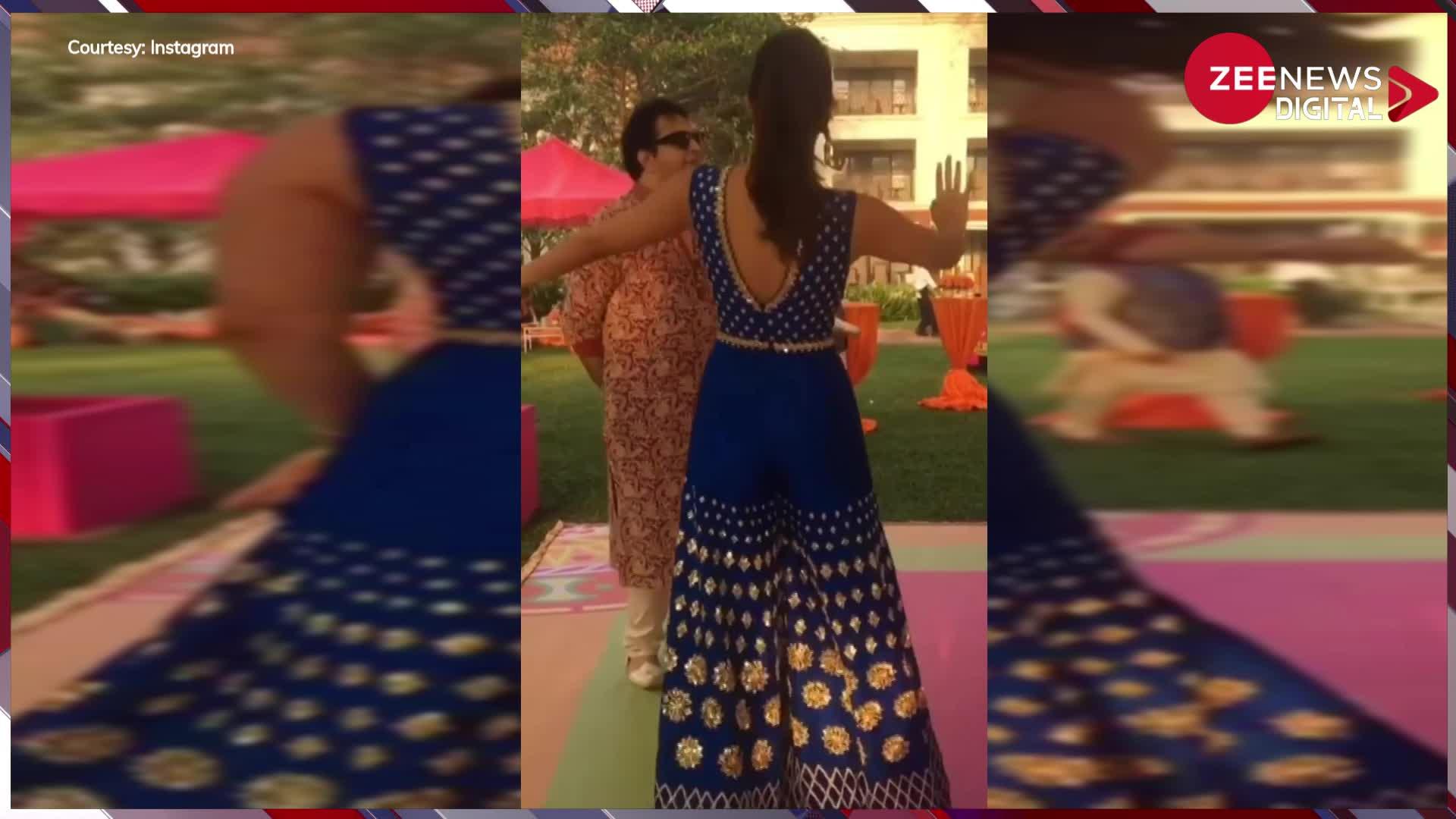 Kiara Advani ने की पिता के साथ जुगलबंदी, दोस्त की शादी नें दोनों ने साथ किया जबरदस्त डांस