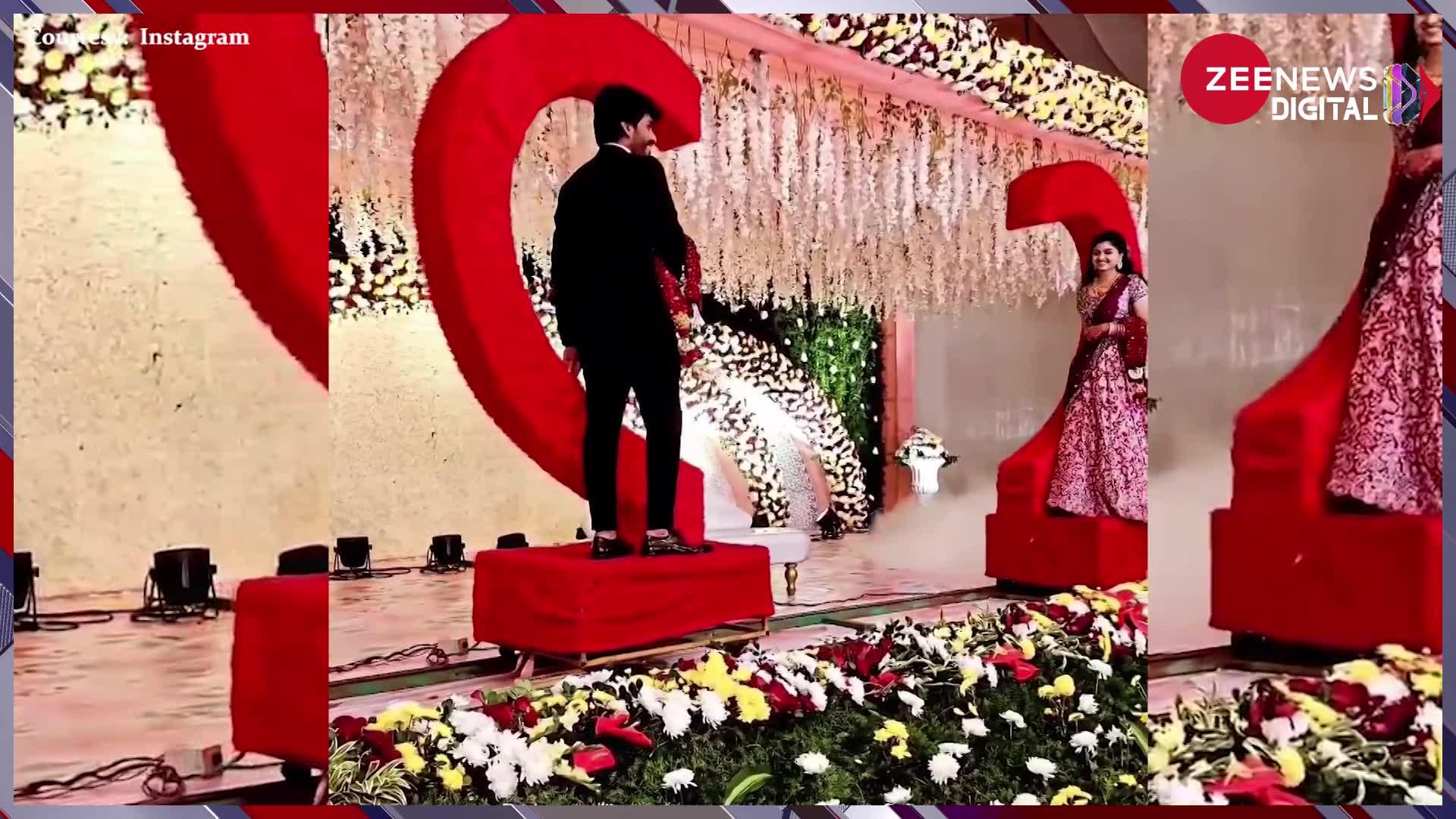 Unique Wedding: शादी में दूल्हा-दुल्हन ने एक दूसरे से यूं मिलाए अपने दिल की वायरल हो गया वीडियो