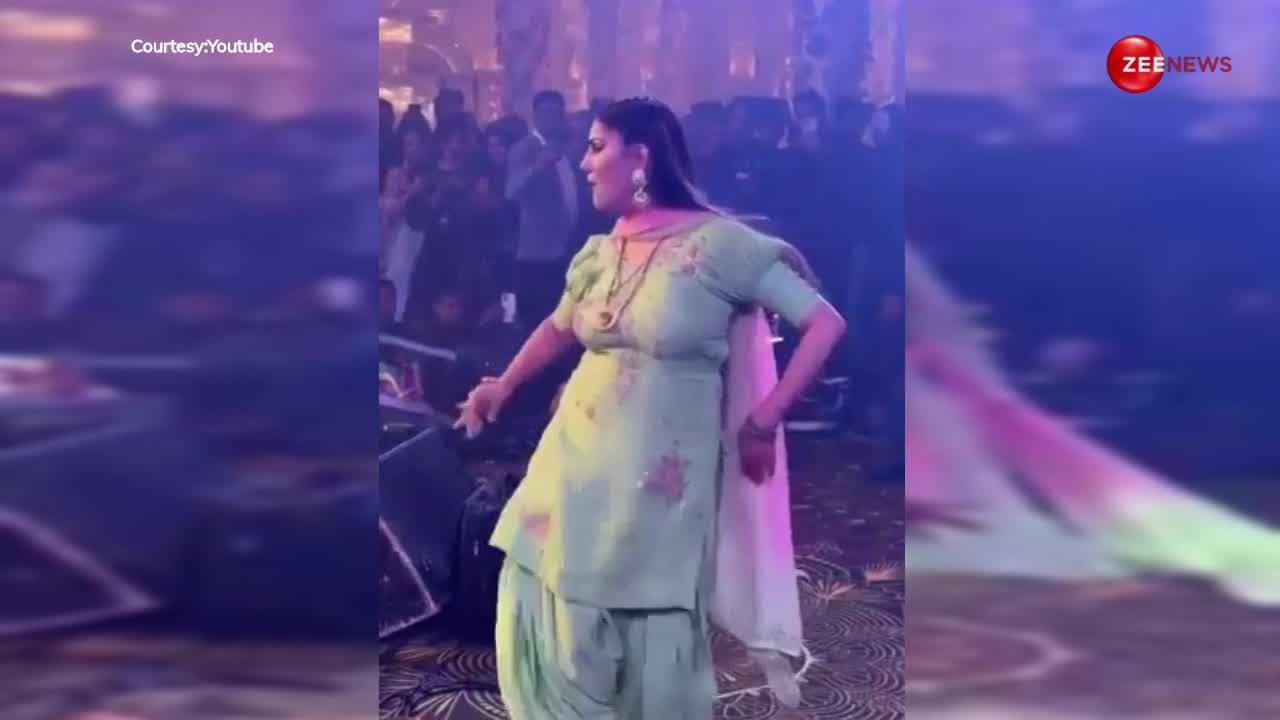 Sapna Chaudhary ने 'Bandook Chalegi'गाने पर किया स्टेज तोड़ डांस, लोग हुए बेकाबू