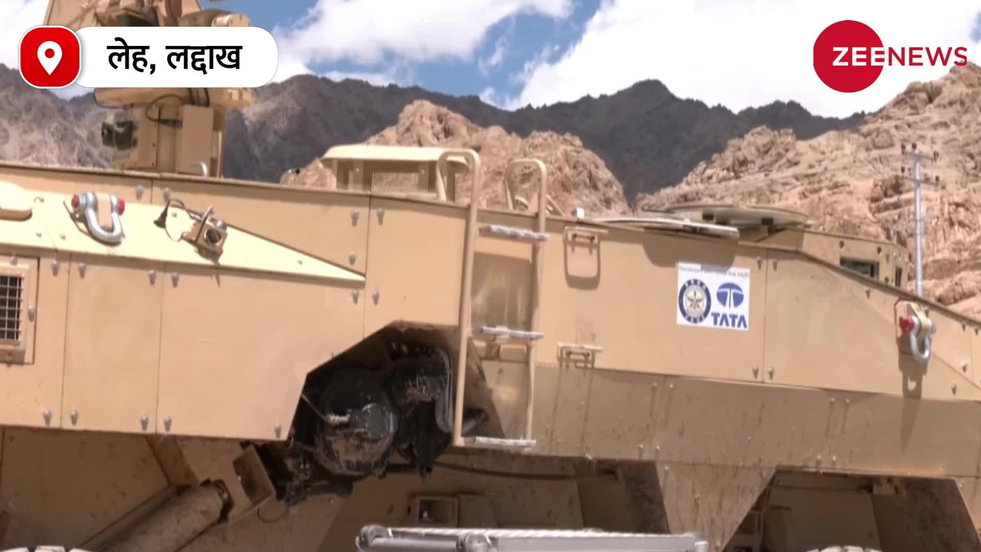 Indian Army:  मेड इन इंडिया लड़ाकू वाहन लद्दाख के फॉरवर्ड बेस पर तैनात