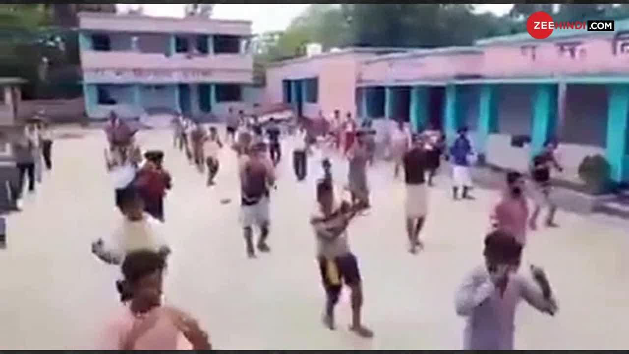 बिहार के क्वारंटाइन सेंटर में लोगों ने 'संदेशे आते हैं' पर जमकर किया Dance