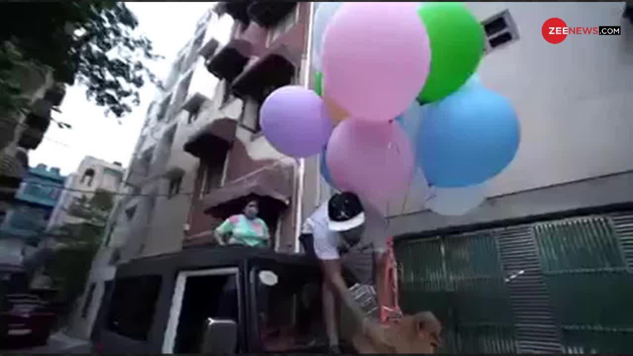 Video: कुत्ते को गुब्बारे से बांधकर हवा में उड़ाया, Youtuber गिरफ्तार