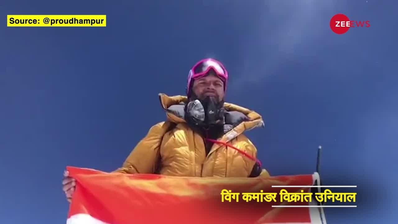 माउंट एवरेस्ट की चोटी पर गूंजा राष्ट्रीय गान सीना हो जाएगा गर्व से चौड़ा