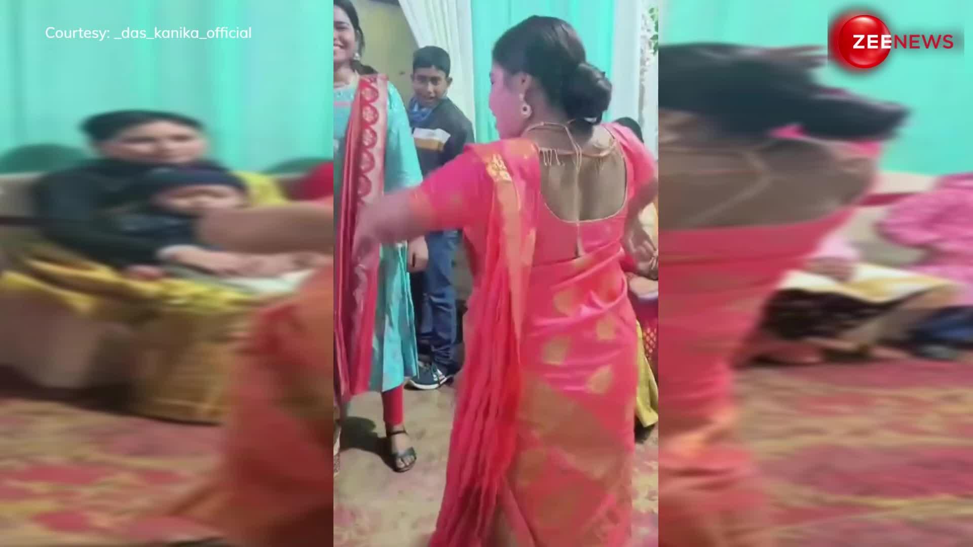 'चिकनी चमेली' गाने पर आंटी ने किया इतना जोरदार डांस, देख पगला गई पब्लिक