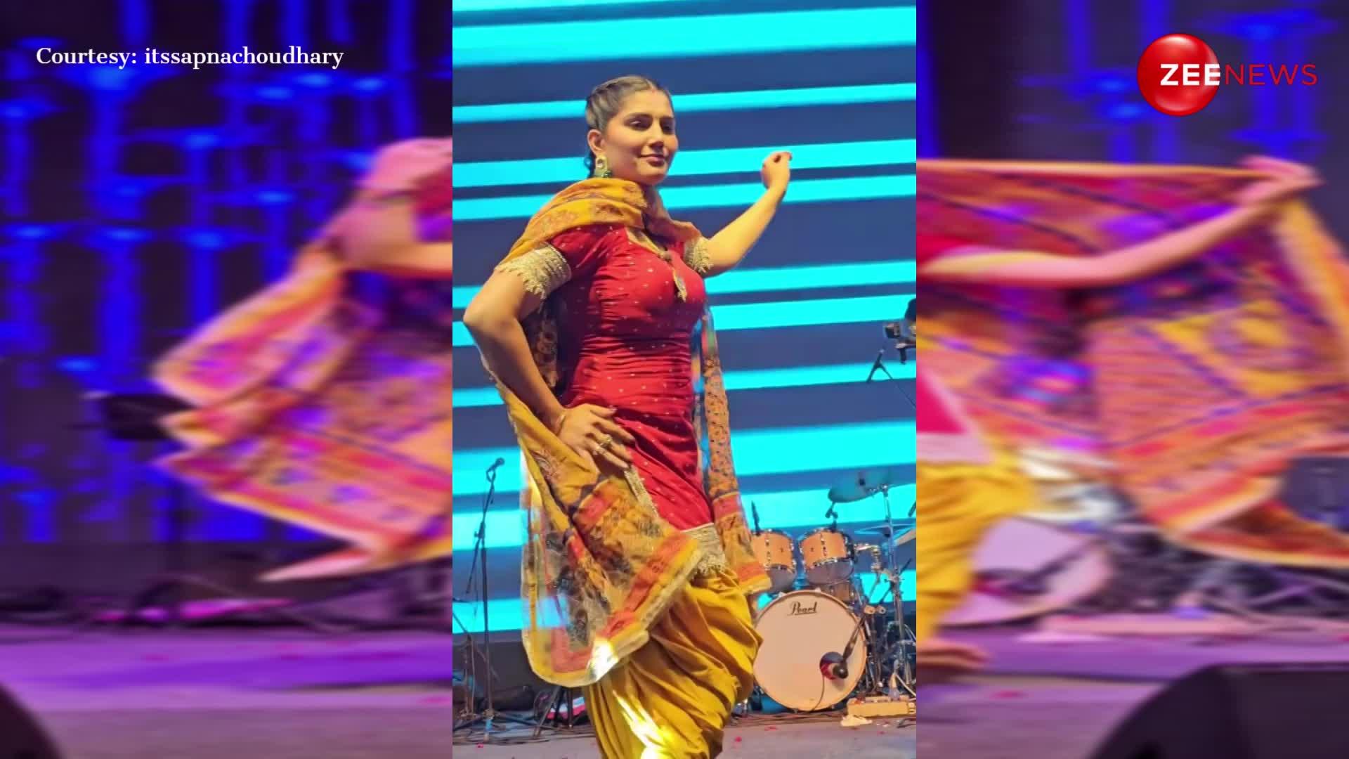 'Chhori Nachi Re' गाना बजते ही स्टेज पर कूद-कूदकर नाचीं Sapna Choudhary, एक्ट्रेस का किलर डांस देख मदहोश हुई जनता