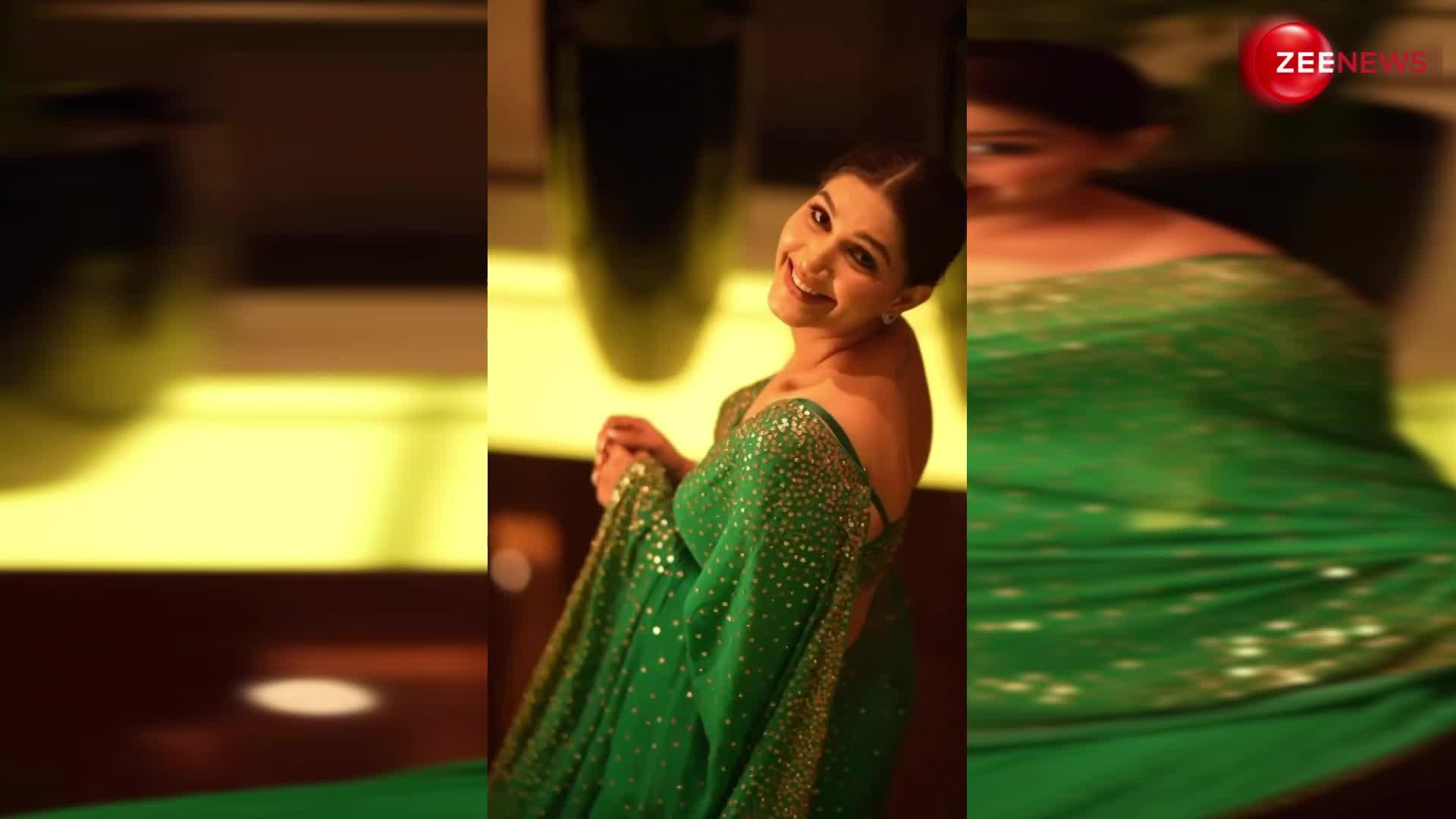 हरी साड़ी में Sapna Choudhary ने बनाया बेहद खूबसूरत वीडियो, अदाओं को देख दीवाने हुए लोग