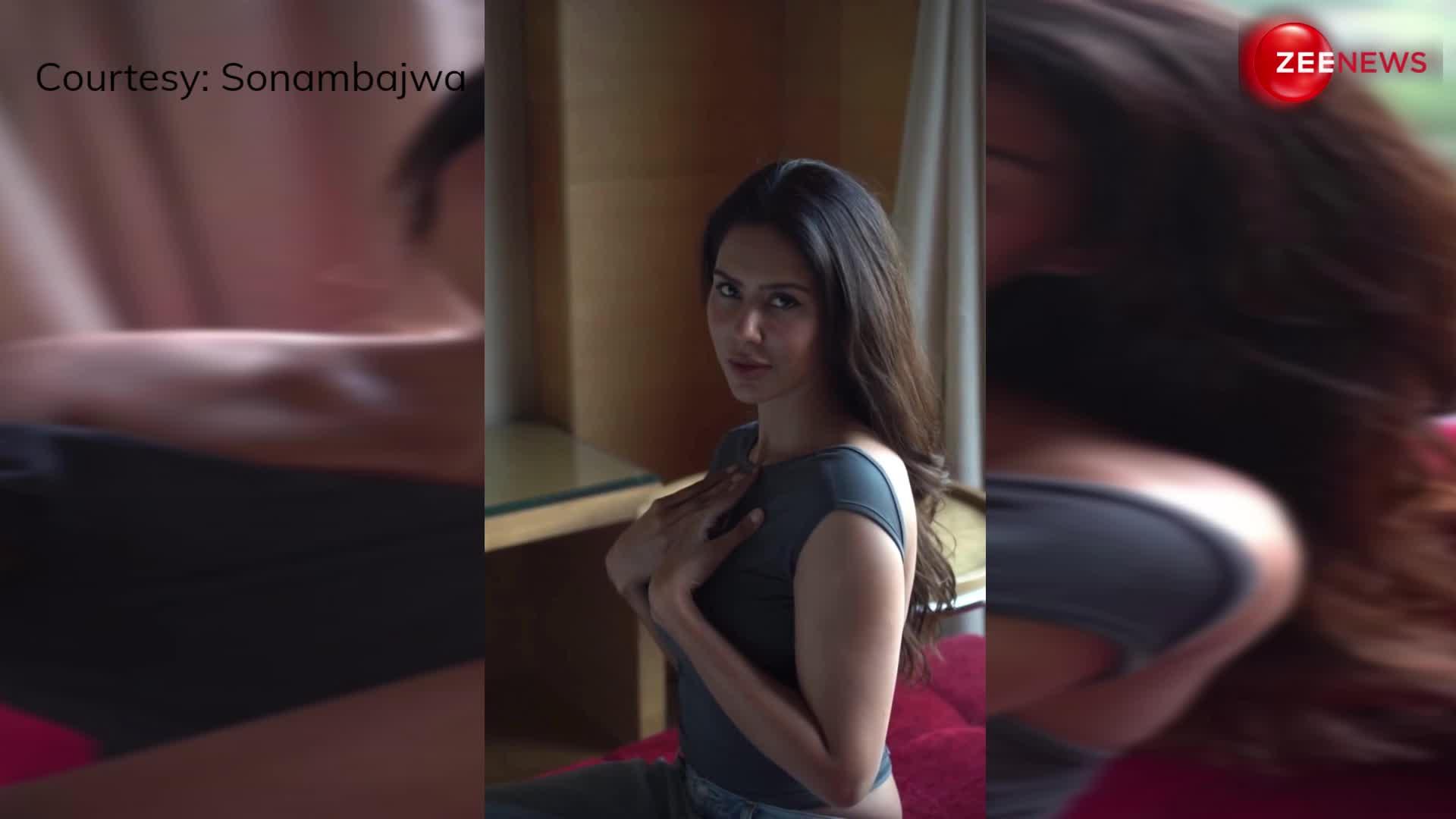 Beautiful! Sonam Bajwa ने Backless Top पहन बनाया मस्त वीडियो, देख उड़ जाएंगे आपके होश