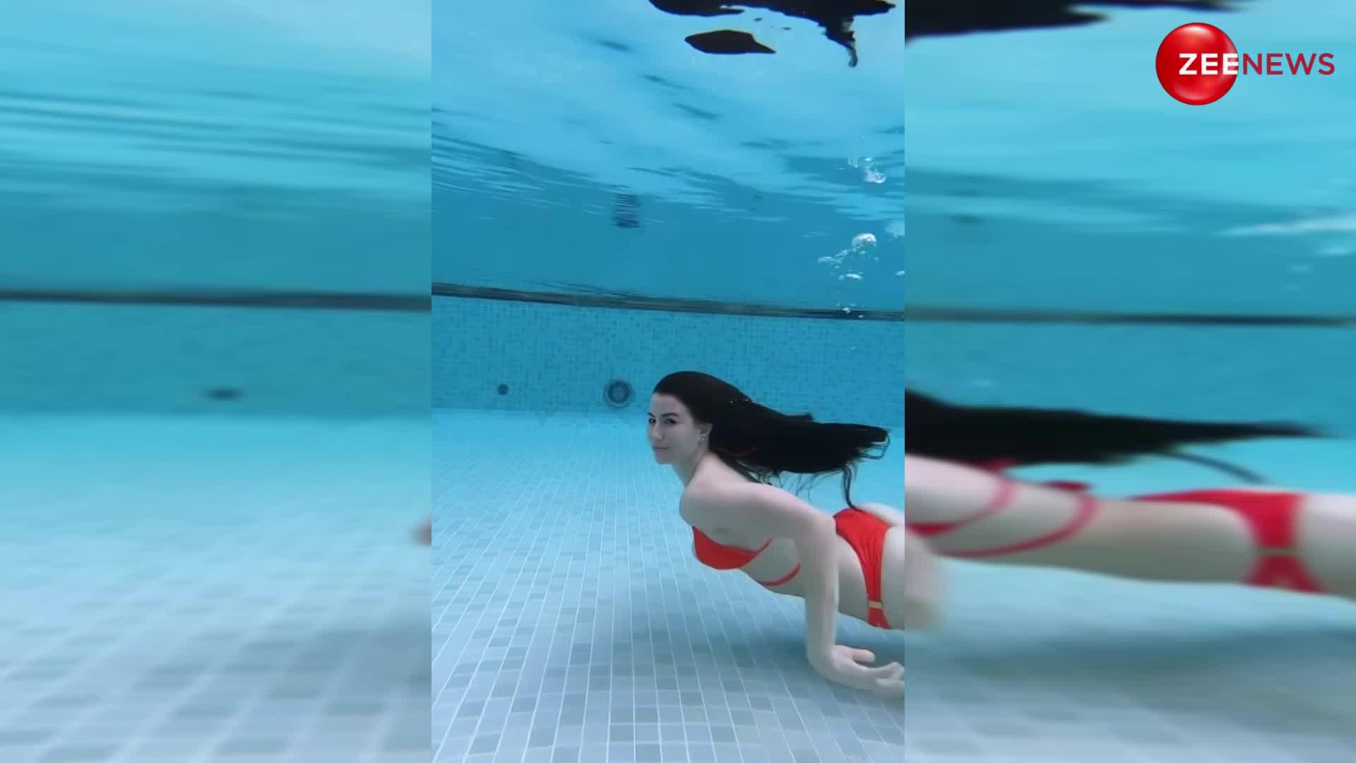 पूल के अंदर मछली सी तैरती हुई नजर आईं अरबाज खान की एक्स गर्लफ्रेंड Georgia Andriani, आखिर में किया कुछ ऐसा; देख पब्लिक के छूटे पसीने