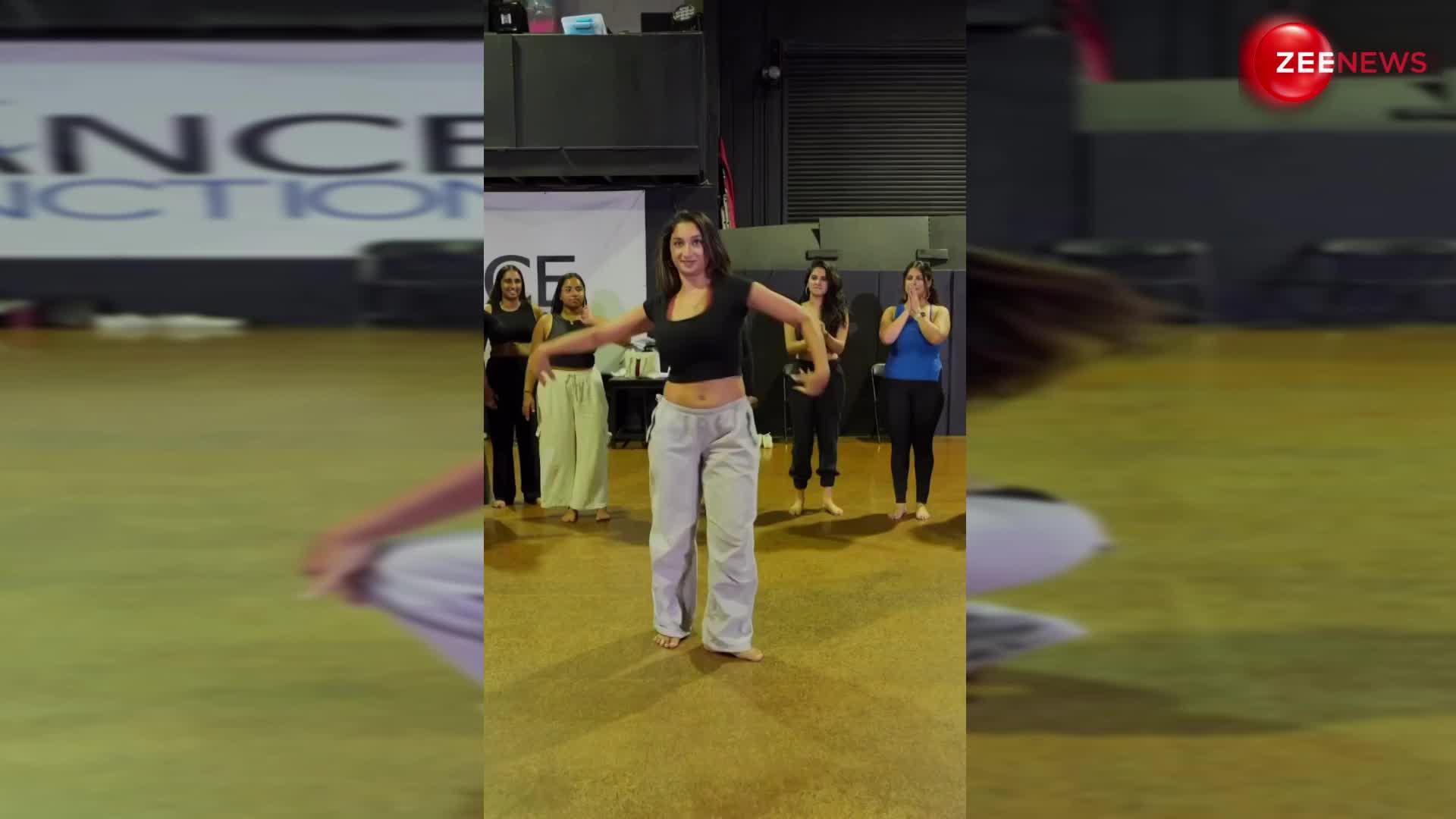ऐश्वर्या राय के गाने 'कजरारे कजरारे' पर लड़की ने क्रॉप टॉप पहन किया सुपर सिजलिंग डांस, Viral Video