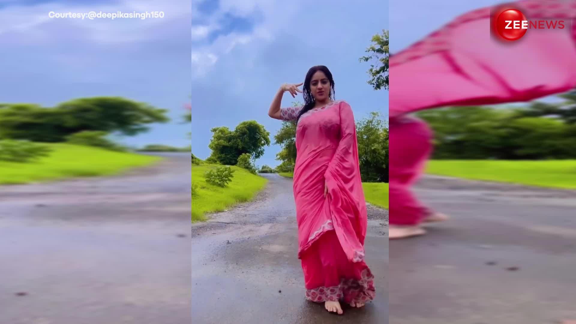 टीवी की आईपीएस बहू ने Shraddha Kapoor के गाने पर बारिश में किया मजेदार डांस, देख अटक गई लोगों की निगाहें
