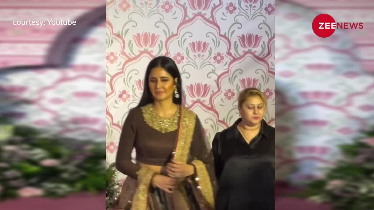 Katrina Kaif Video: वायरल हुआ कैटरीना कैफ का Diwali Look, खूबसूरती से महफिल में लगाया चार चांद