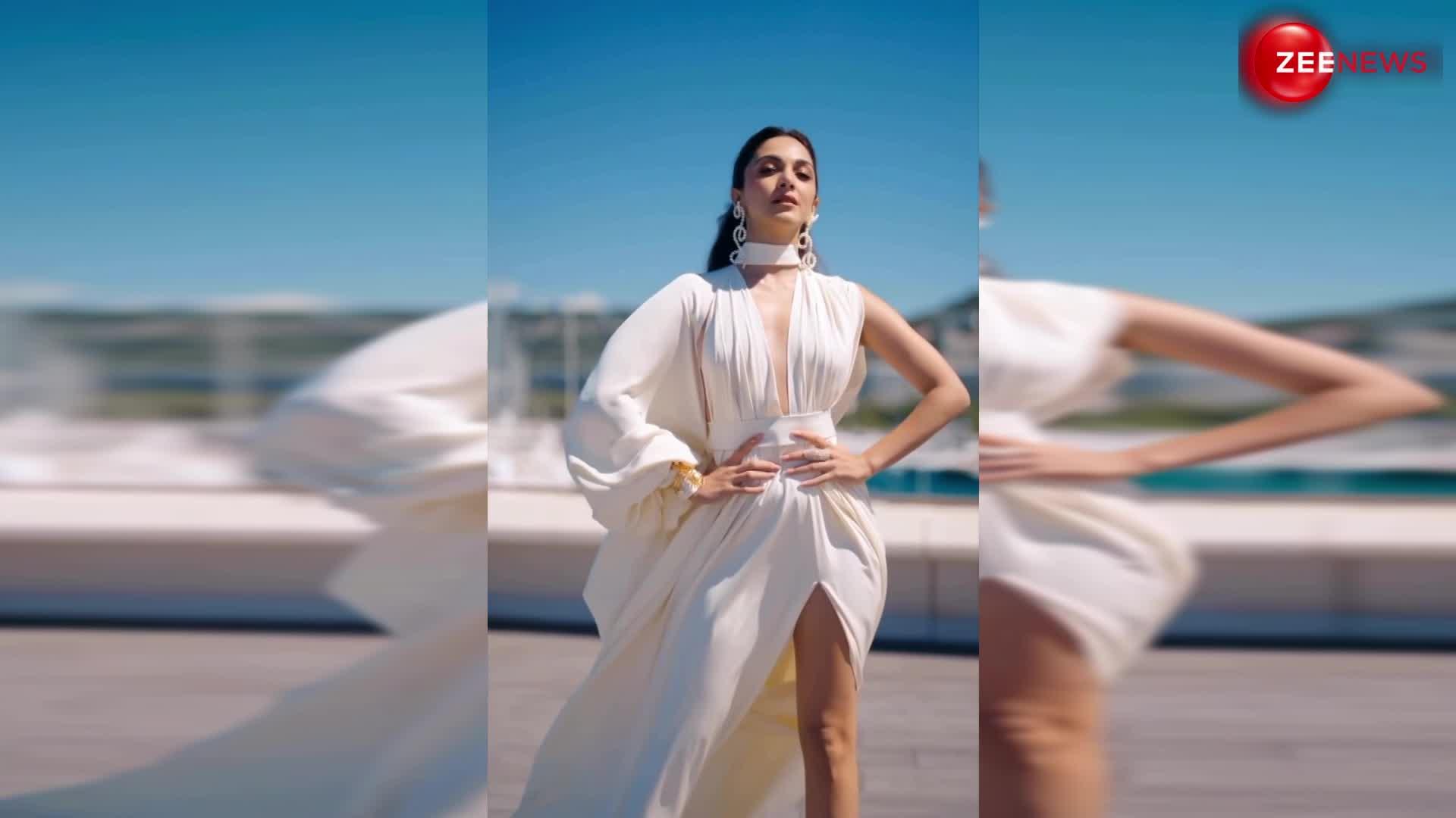 Cannes 2024: Kiara Advani ने हाई स्लिट कट ड्रेस में ढाया कहर, ब्यूटीफुल लुक में दिखाए तीखे तेवर