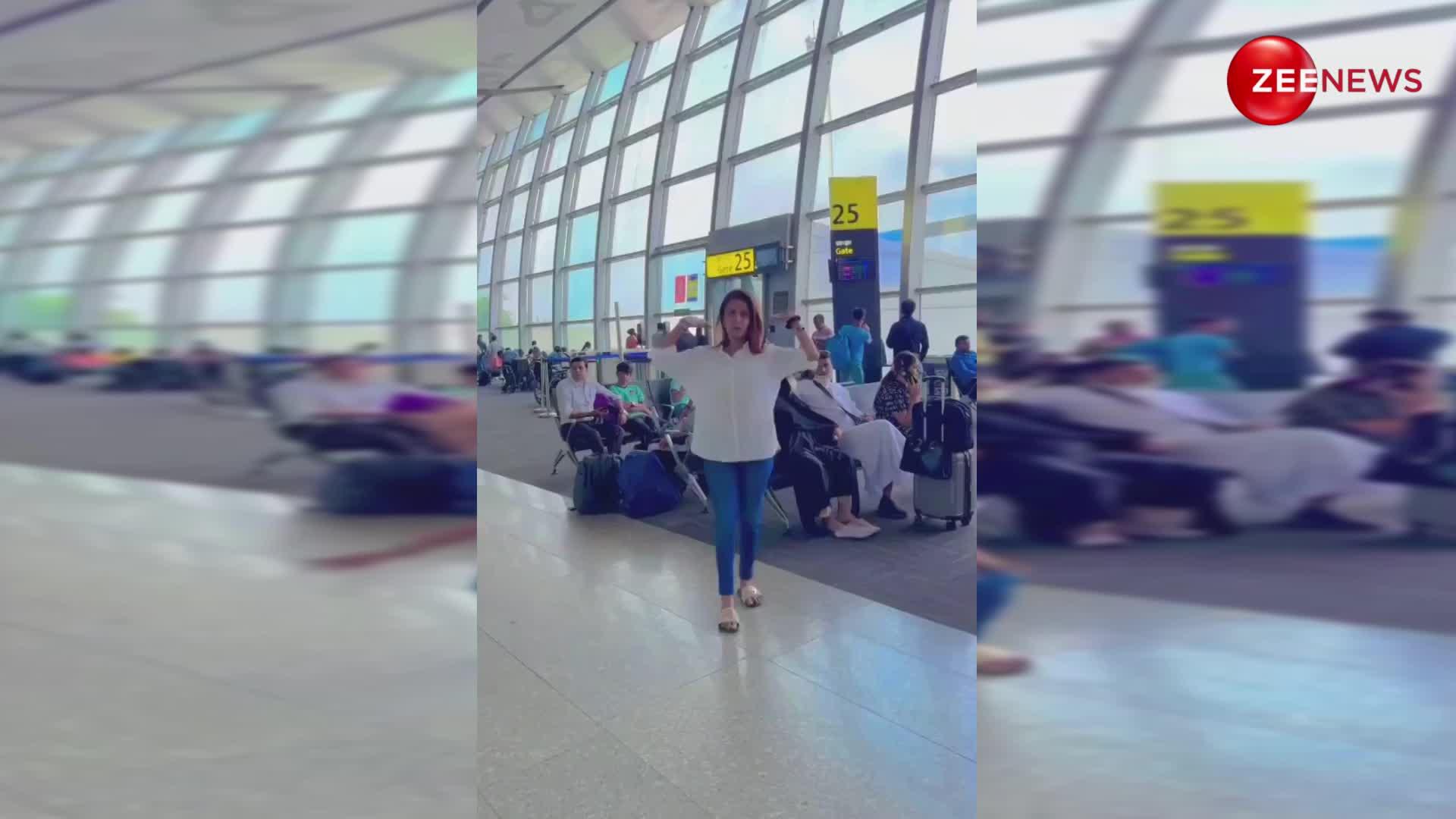 एयरपोर्ट पर Deepika Padukone के गाने 'लवली' पर झूम उठी लड़की, बनाई इंस्टा रील तो भड़क उठे पैसेंजर्स