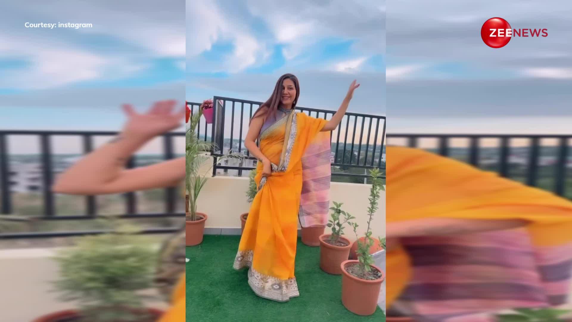 पीली साड़ी पहन Sapna Choudhary ने घर की छत पर किया जोरदार डांस, देख छतों पर कूद आए पड़ोसी