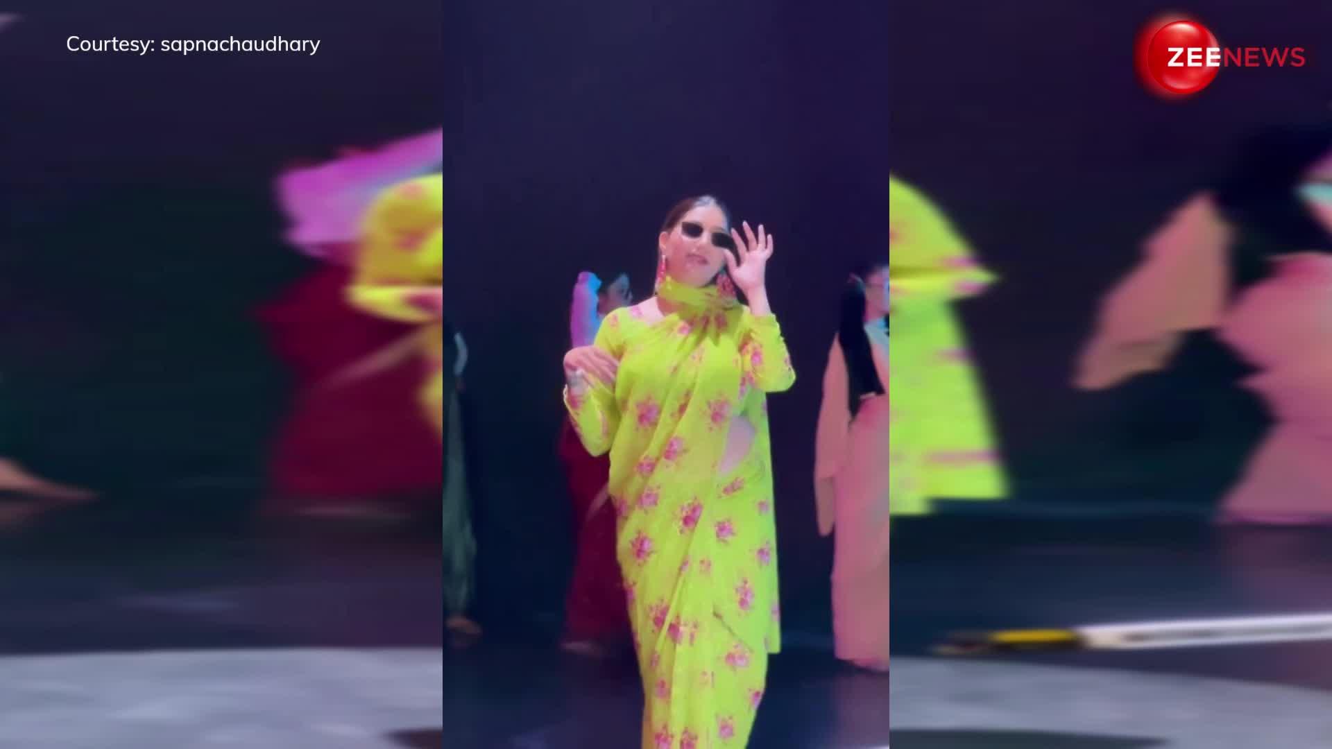फैशन लेडी बनीं Sapna Choudhary... फूलों वाली साड़ी पहन दिखा रही हैं एंटरटेनिंग डांस, वीडियो वायरल
