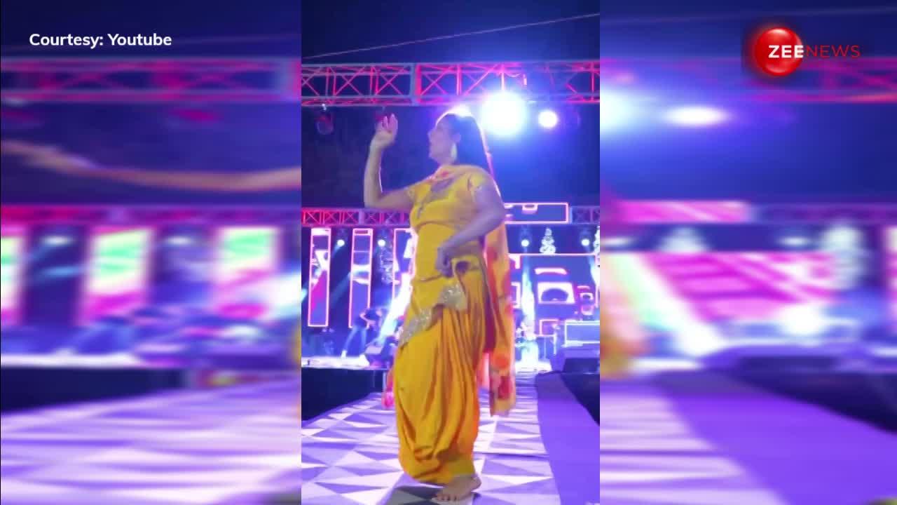 Sapna Choudhary ने पीले सूट में किया ऐसा डांस, चारों ओर मच गया हंगामा! यहां देखें वीडियो