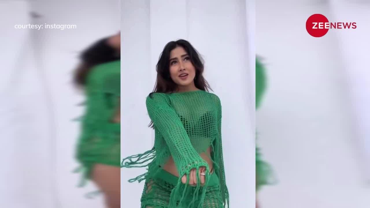 जालीदार आउटफिट में Sofia Ansari ने दिखाया डांसिंग टैलेंट, वीडियो पर टूट पर यूजर्स