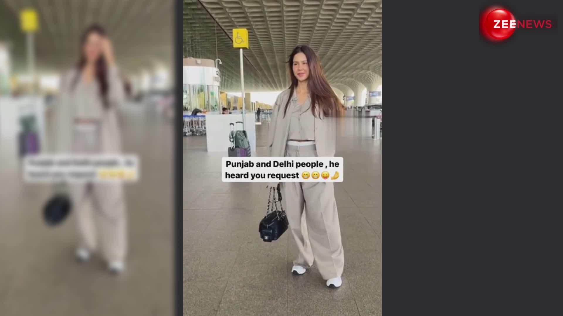 एयरपोर्ट पर Cool Chic बनकर निकलीं Sonam Bajwa, किलर स्माइल से लूट रही हैं फैंस का दिल