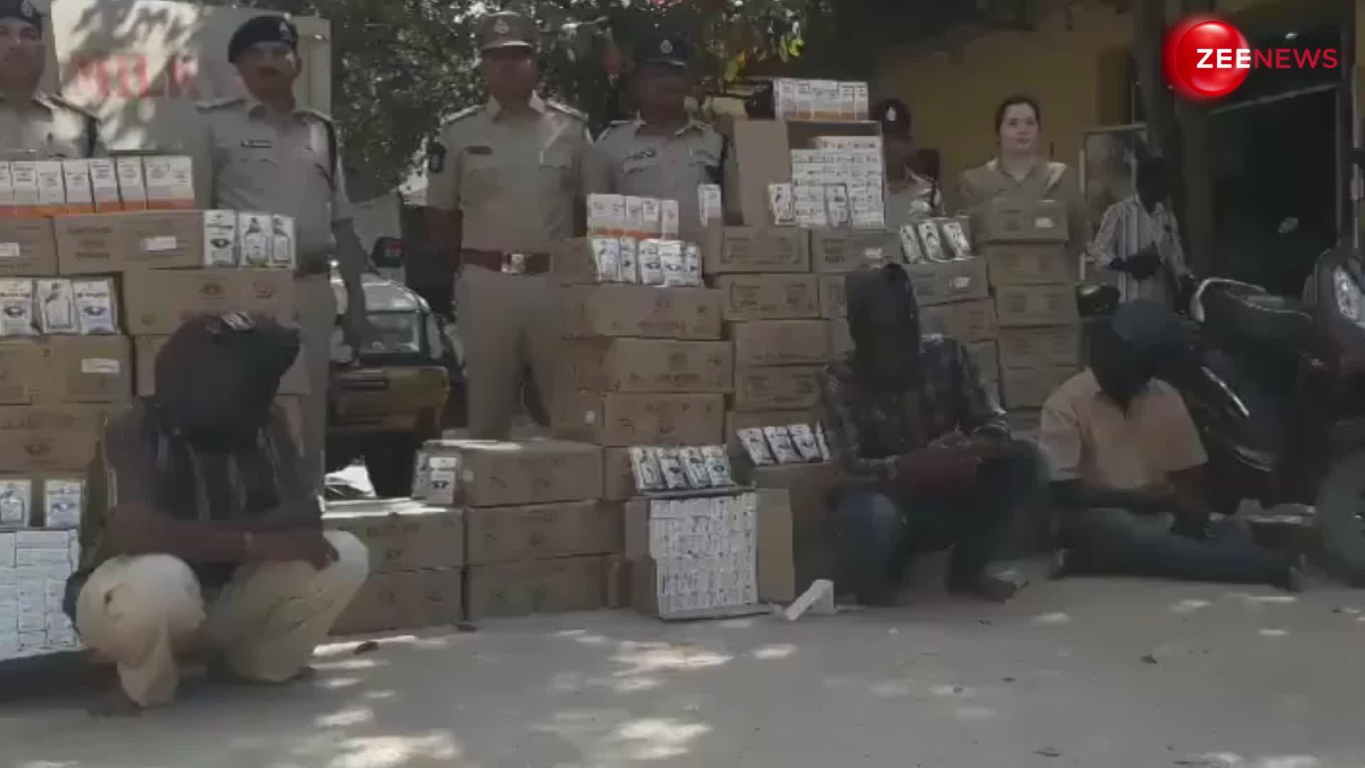 आंध्र प्रदेश: चित्तूर पुलिस ने जब्त की 2 लाख 82 हजार रुपए की शराब, आरोप में तीन लोग गिरफ्तार